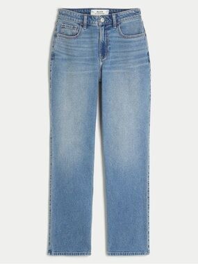 HOLLISTER High Rise Straight 16R Light Wash Jeans